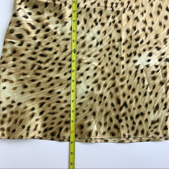 VANDRÉ Leopard print Chemise Slip Size Large - Picture 5 of 7